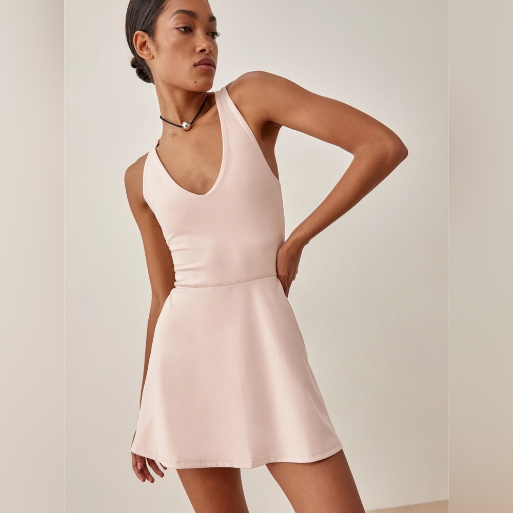 Reformation Blush Pink Bella Ecomove Active Dress